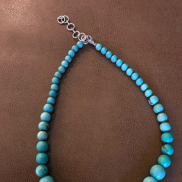Real Turquoise Beads with Copper Veining. - Picture 5 of 7